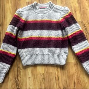 Scotch & Soda Lavender, Purple and Red Striped Sweater